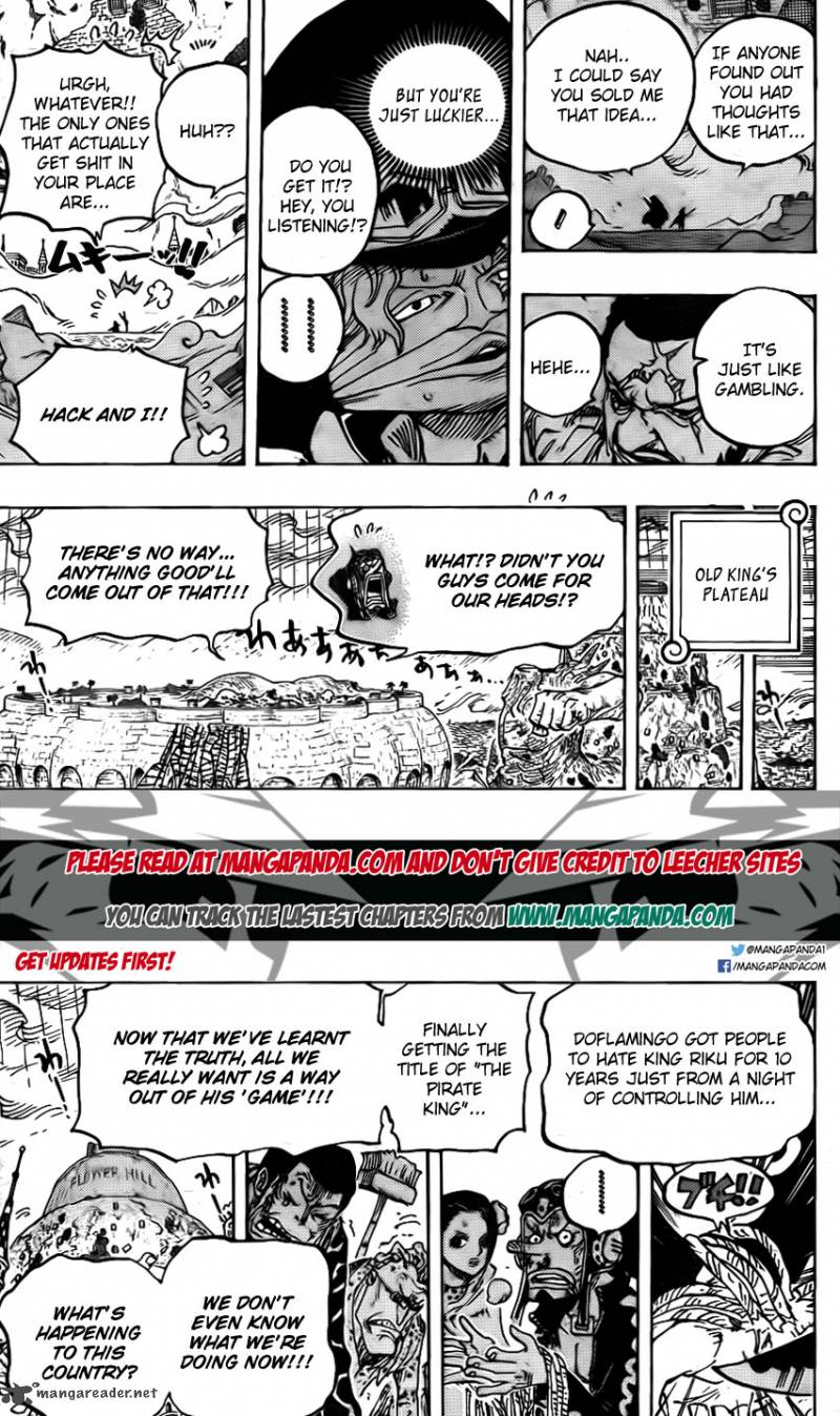 One Piece Manga Chapter 760 page 3 - The Same Bet