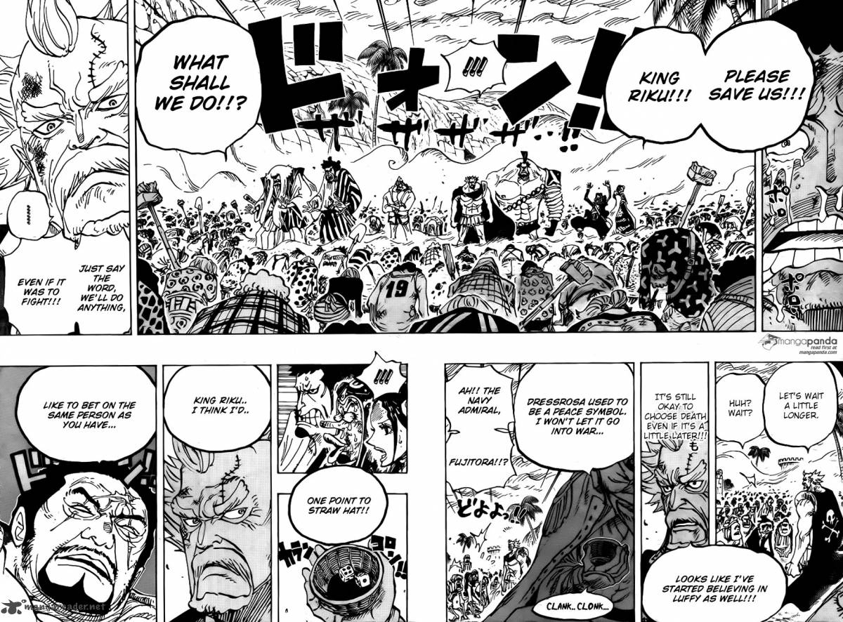 One Piece Manga Chapter 760 page 4 - The Same Bet