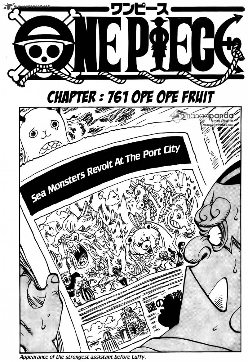 One Piece Manga Chapter 761 page 1 - Ope Ope no Mi