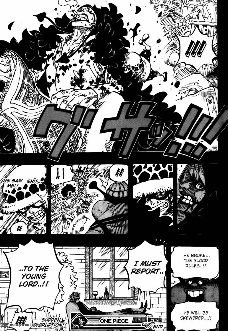 One Piece Manga Chapter 762 page 16 - The White Town