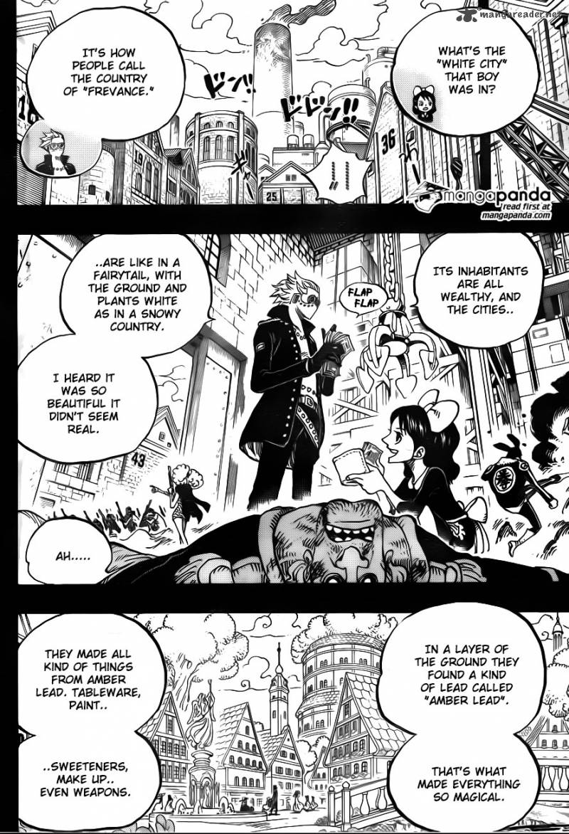 One Piece Manga Chapter 762 page 5 - The White Town