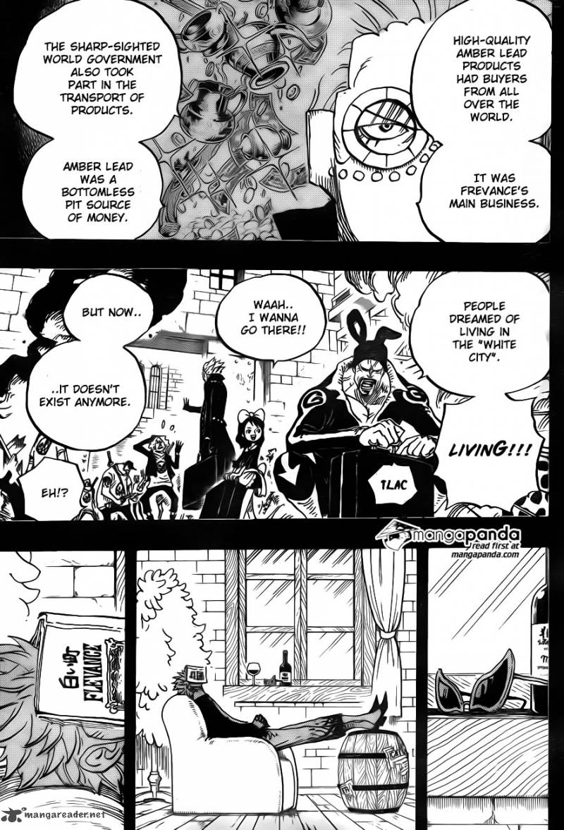 One Piece Manga Chapter 762 page 6 - The White Town