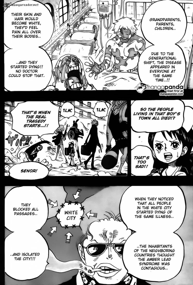 One Piece Manga Chapter 762 page 9 - The White Town