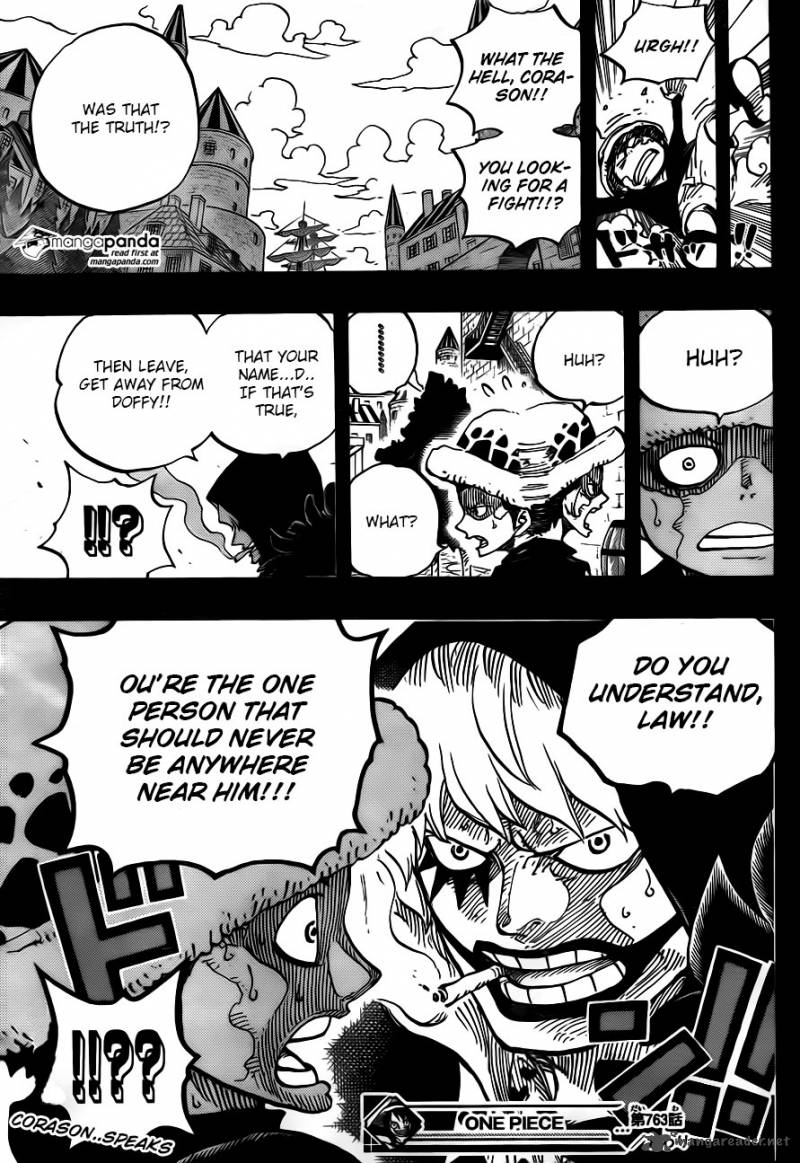 One Piece Manga Chapter 763 page 17 - Declaration of Humanity