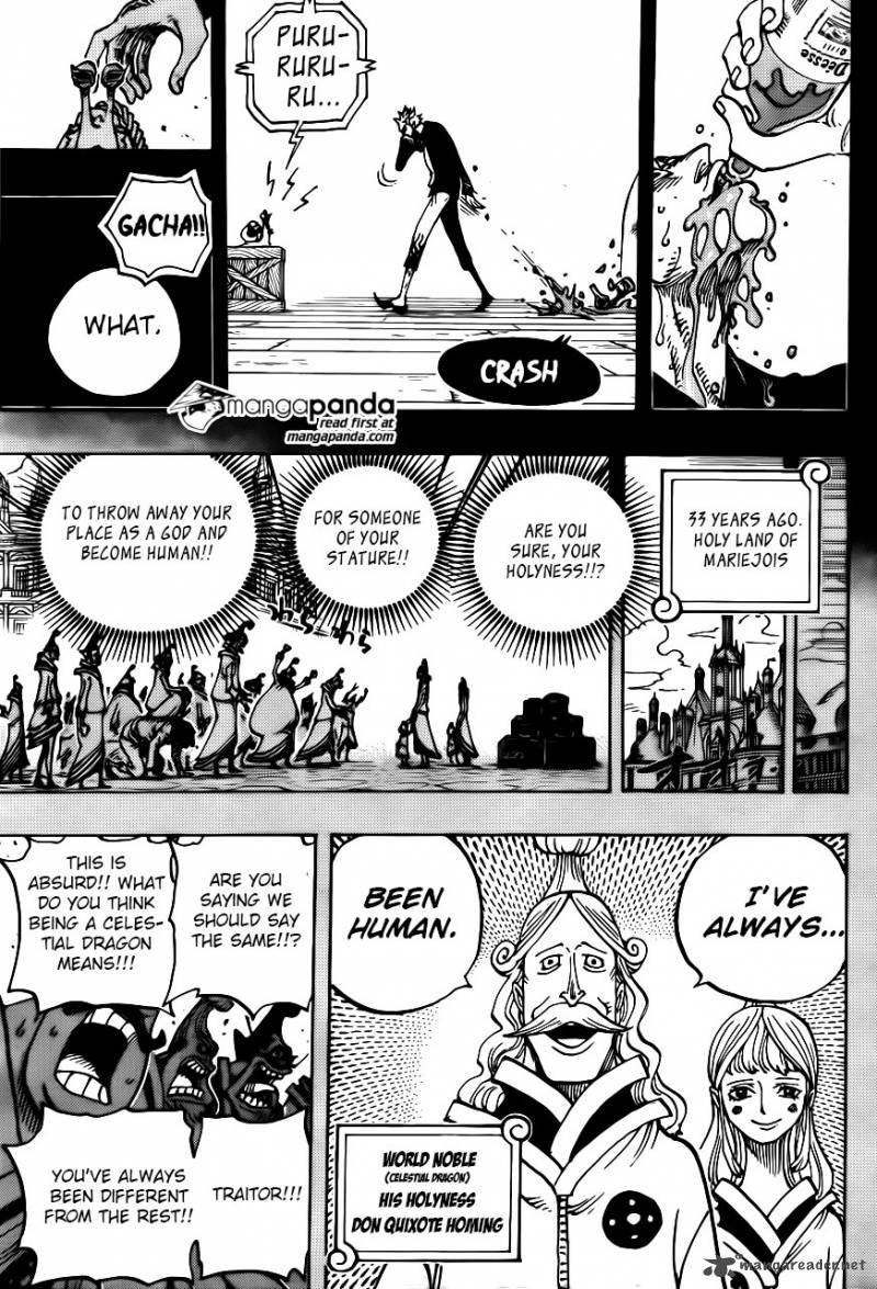 One Piece Manga Chapter 763 page 5 - Declaration of Humanity