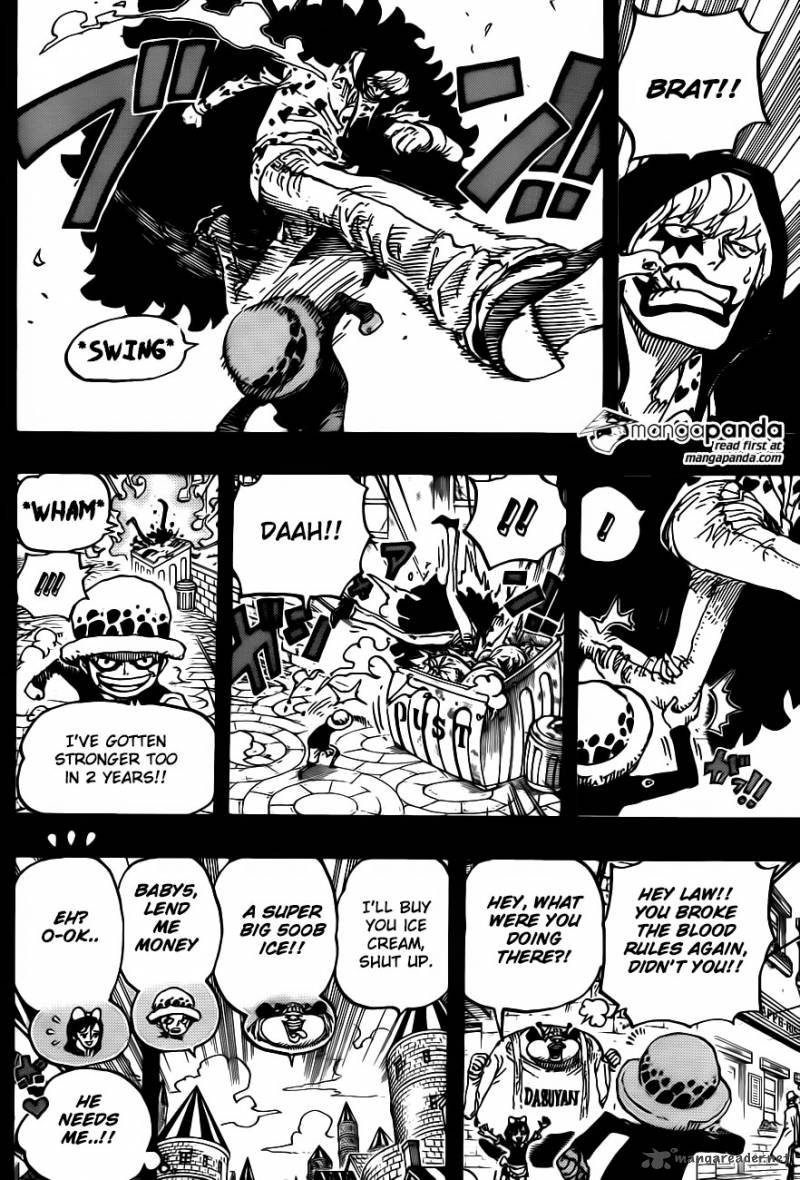 One Piece Manga Chapter 764 page 10 - White Monster