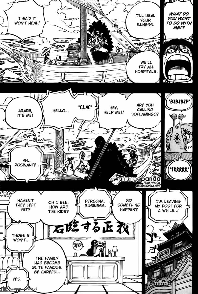One Piece Manga Chapter 764 page 13 - White Monster