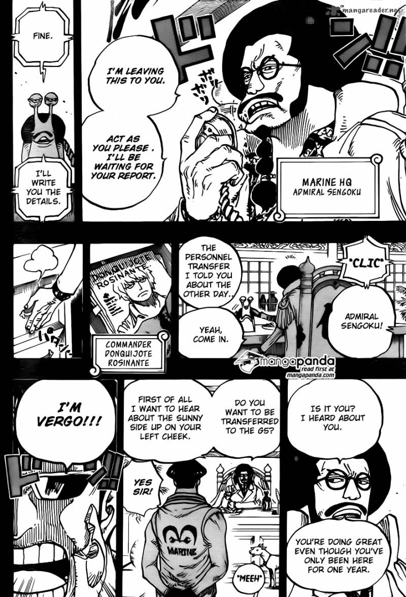 One Piece Manga Chapter 764 page 14 - White Monster