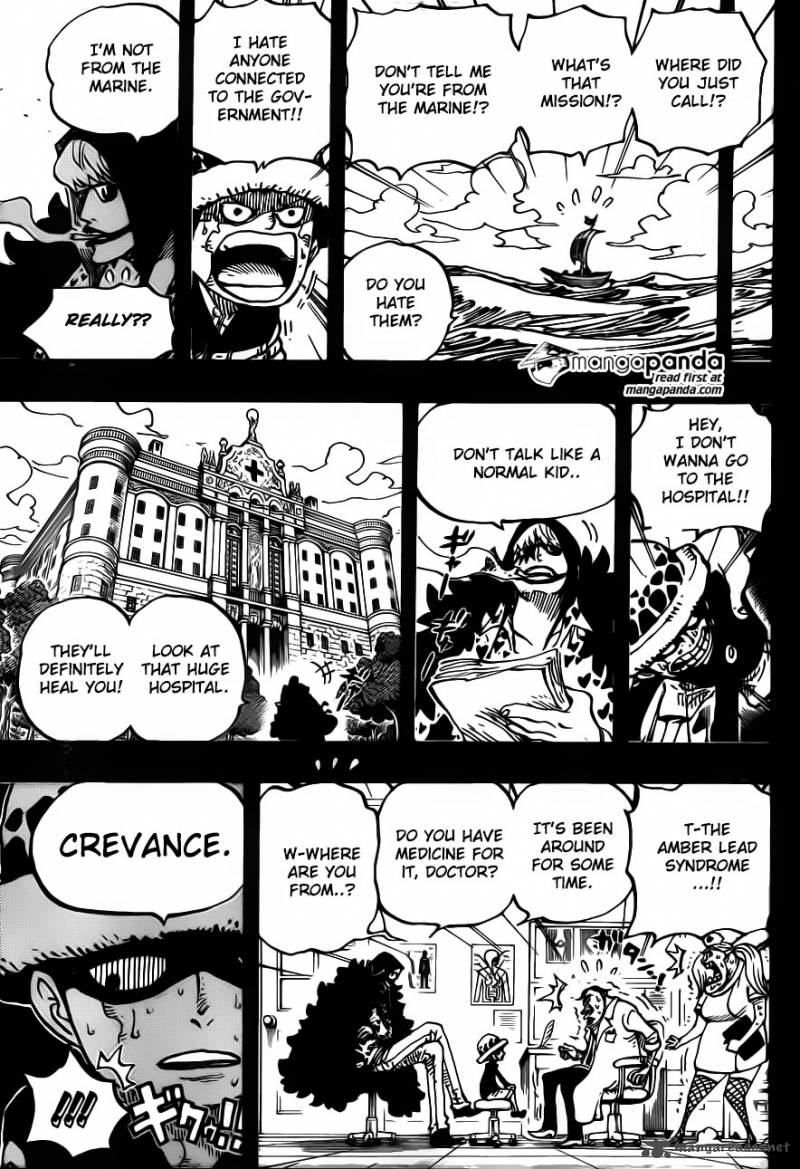 One Piece Manga Chapter 764 page 15 - White Monster