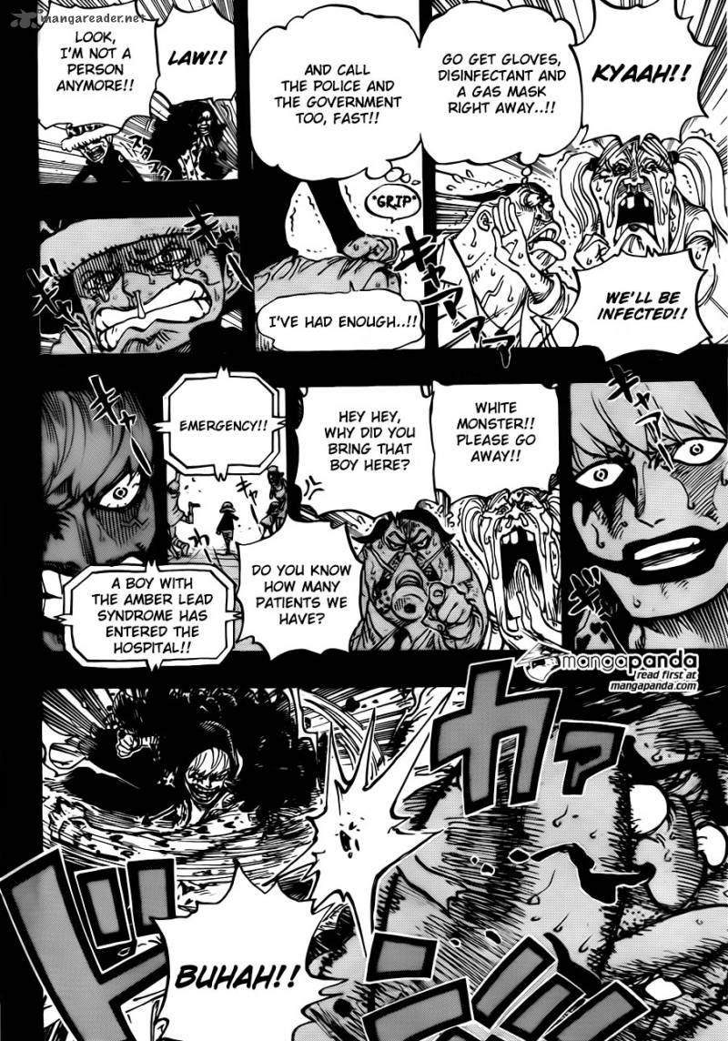 One Piece Manga Chapter 764 page 16 - White Monster