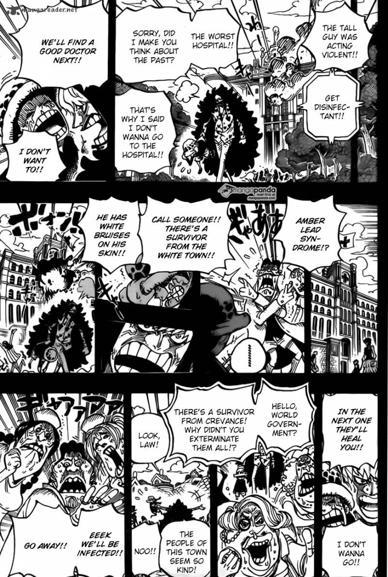 One Piece Manga Chapter 764 page 17 - White Monster