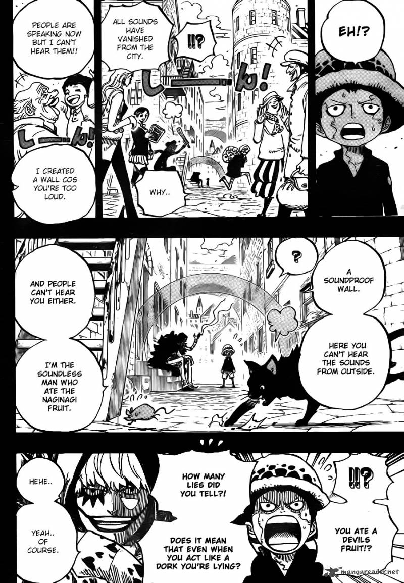 One Piece Manga Chapter 764 page 4 - White Monster