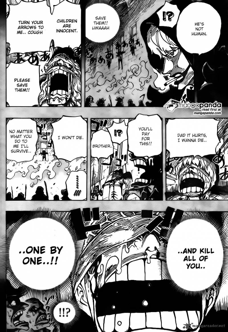 One Piece Manga Chapter 764 page 6 - White Monster