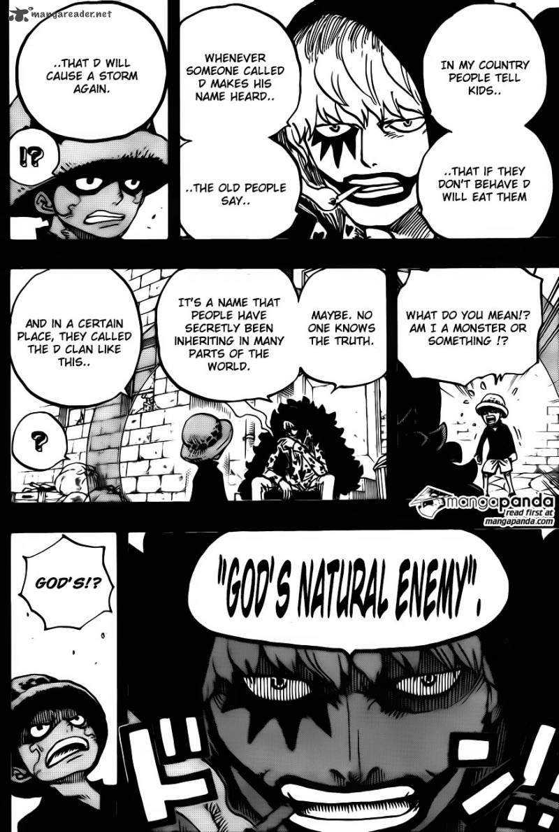 One Piece Manga Chapter 764 page 8 - White Monster