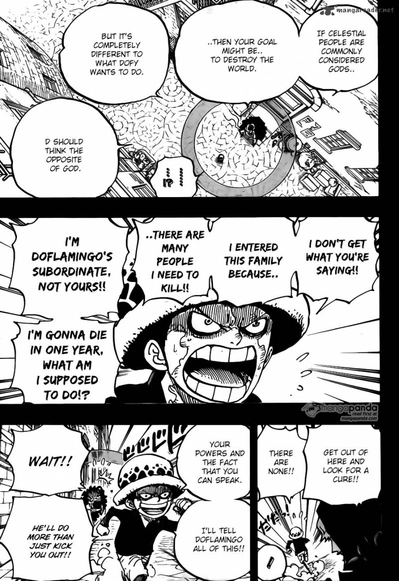 One Piece Manga Chapter 764 page 9 - White Monster