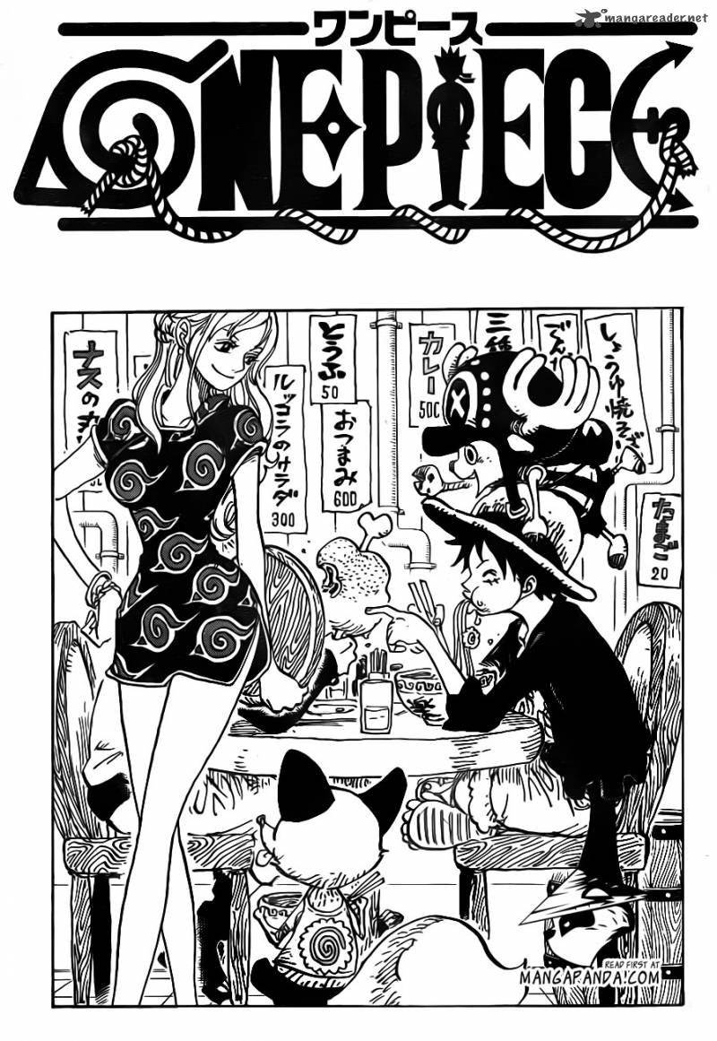 One Piece Manga Chapter 766 page 1 - Smile
