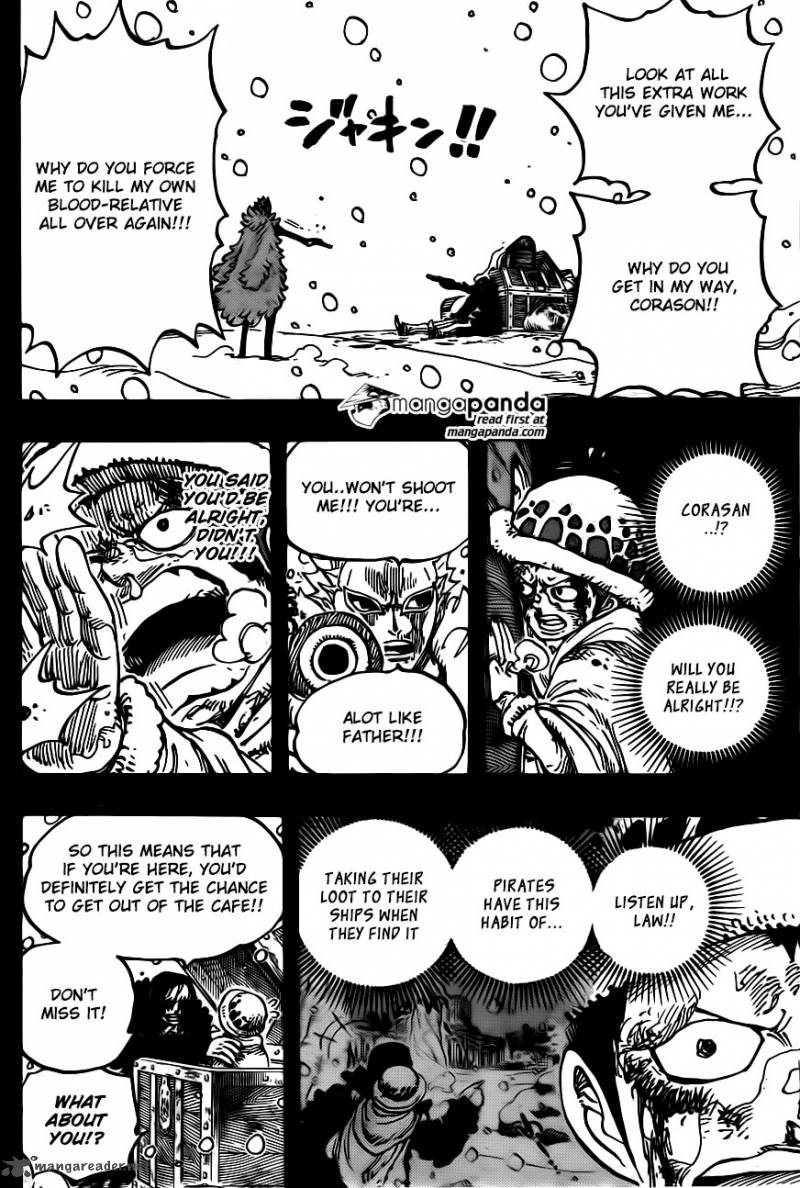 One Piece Manga Chapter 767 page 12 - Cora-san