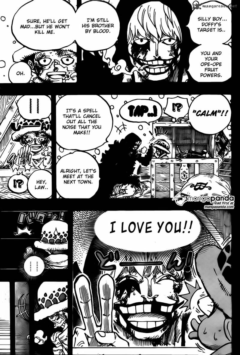 One Piece Manga Chapter 767 page 13 - Cora-san