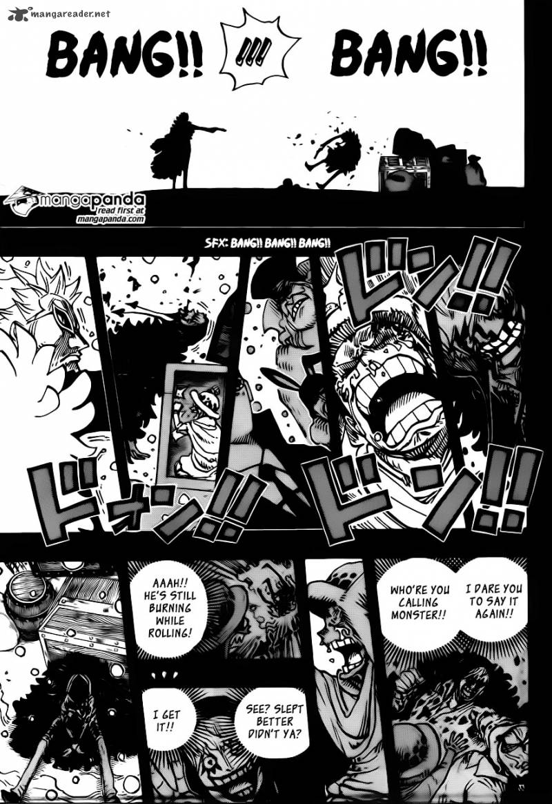 One Piece Manga Chapter 767 page 15 - Cora-san