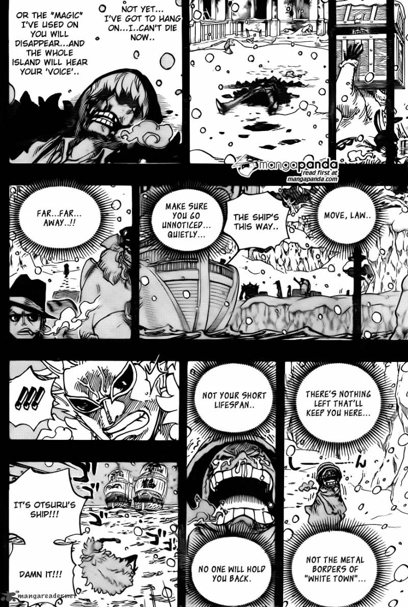 One Piece Manga Chapter 767 page 16 - Cora-san