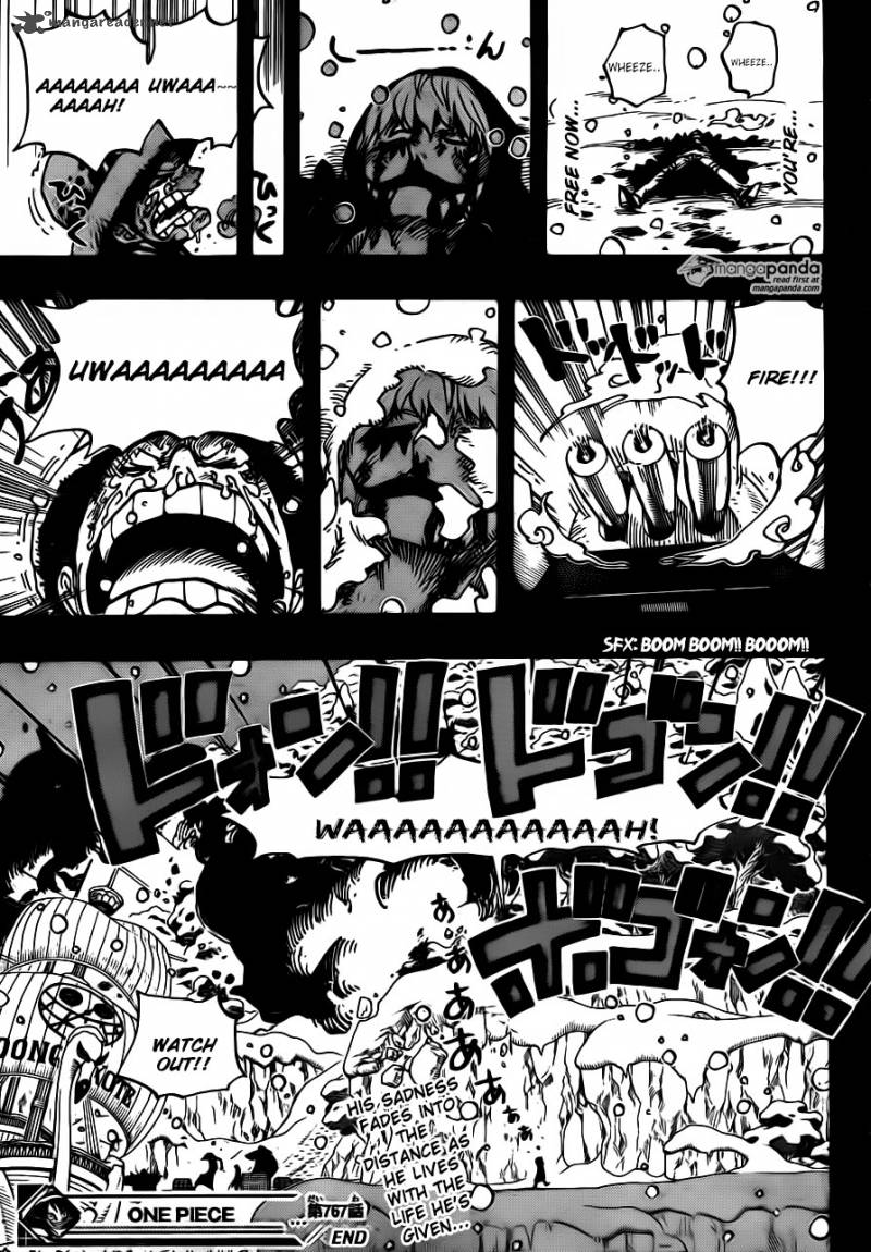 One Piece Manga Chapter 767 page 17 - Cora-san