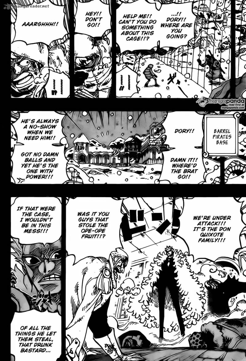 One Piece Manga Chapter 767 page 4 - Cora-san