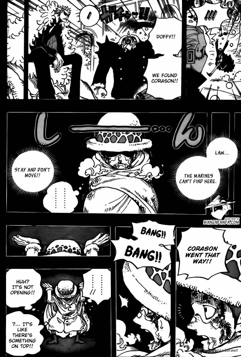 One Piece Manga Chapter 767 page 6 - Cora-san