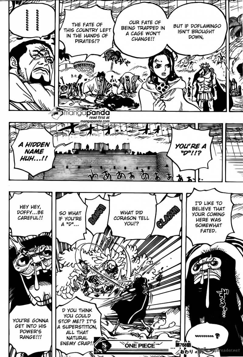 One Piece Manga Chapter 768 page 12 - The Trigger That Day
