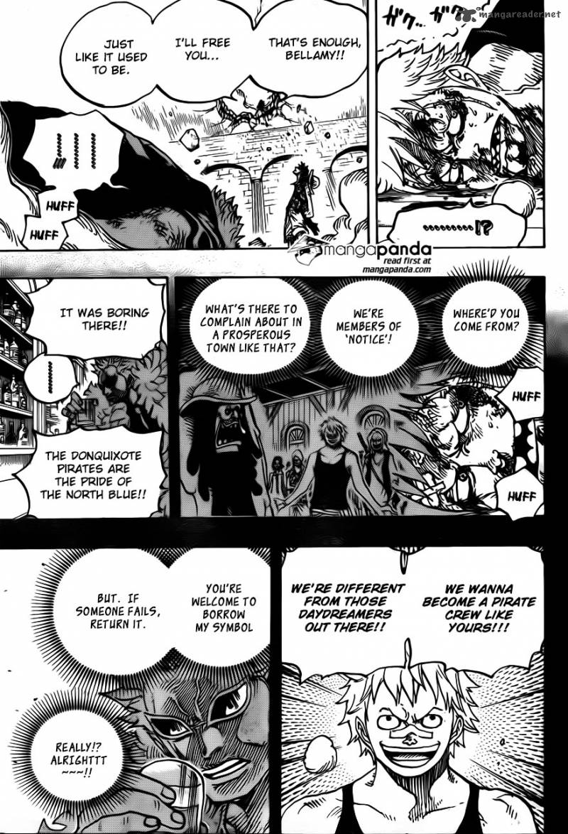 One Piece Manga Chapter 769 page 13 - Bellamy the Pirate