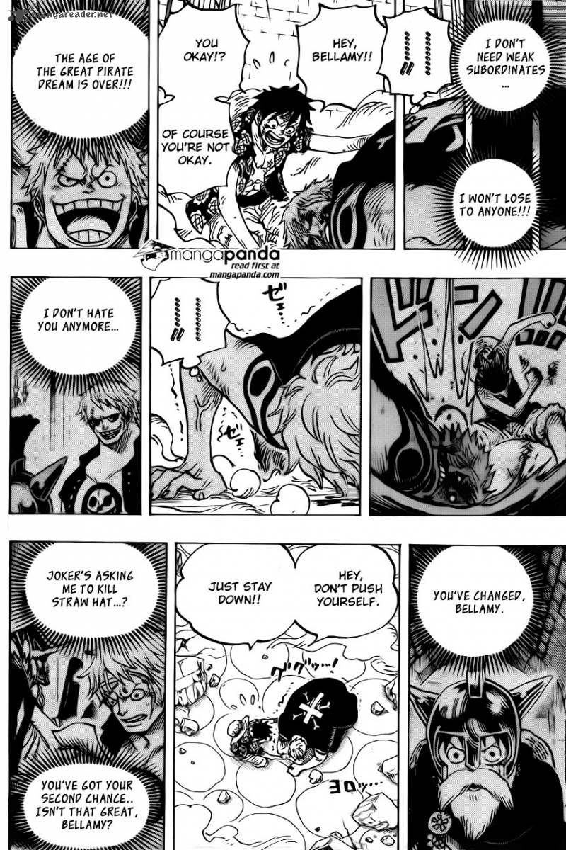 One Piece Manga Chapter 769 page 14 - Bellamy the Pirate