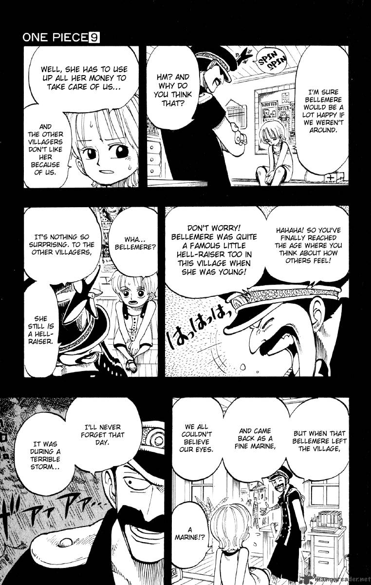 One Piece Manga Chapter 77 page 15 - The First Step Toward a Dream
