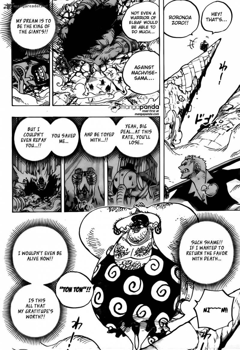 One Piece Manga Chapter 770 page 11 - The Spear of Elbaph
