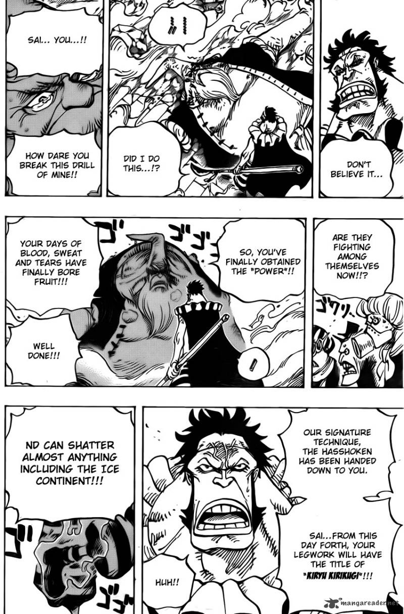 One Piece Manga Chapter 771 page 15 - Sai, Don of the Happo Navy
