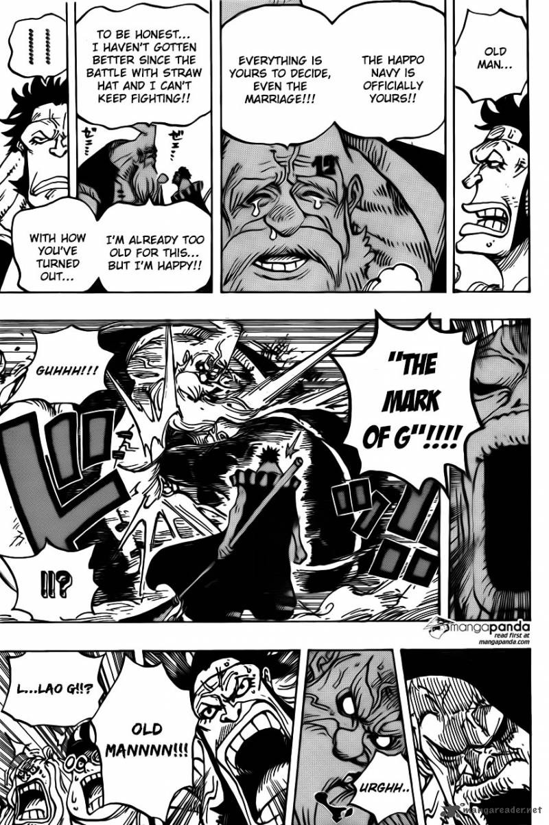 One Piece Manga Chapter 771 page 16 - Sai, Don of the Happo Navy