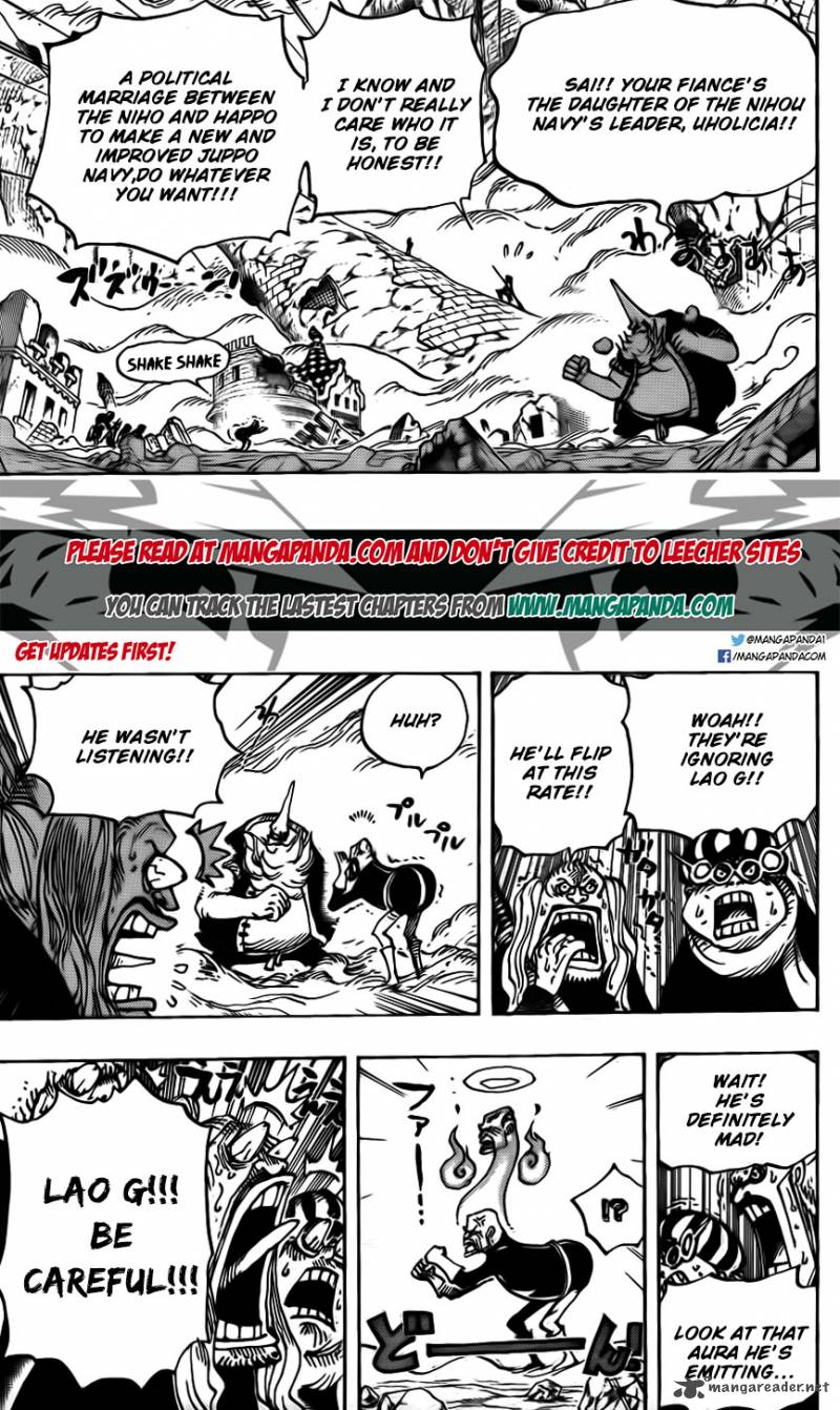 One Piece Manga Chapter 771 page 8 - Sai, Don of the Happo Navy