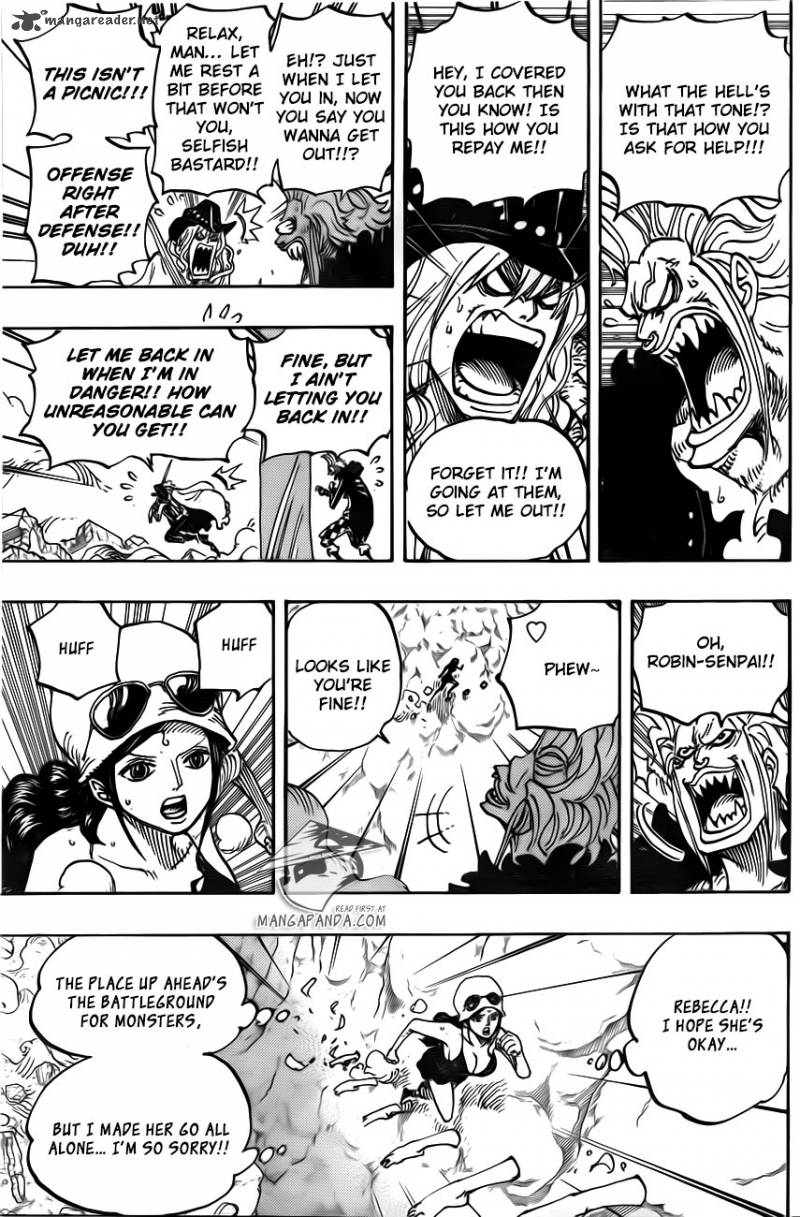 One Piece Manga Chapter 772 page 8 - Cabbage & Lomeo