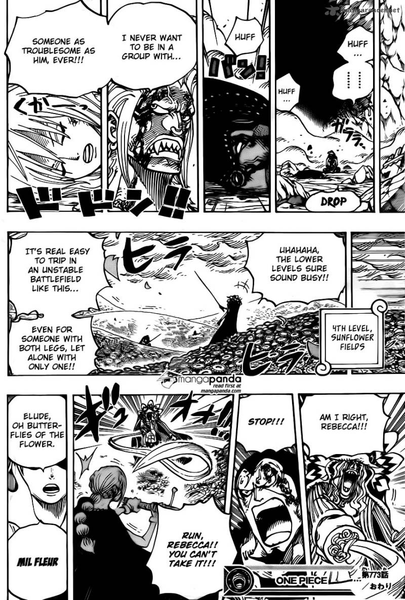 One Piece Manga Chapter 773 page 16 - Half & Half