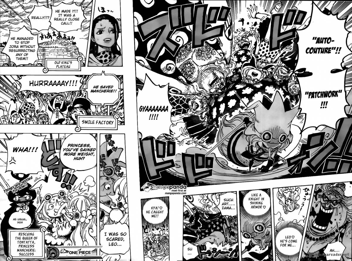 One Piece Manga Chapter 774 page 13 - Leo, Chief of the Tontatta Tribe Warriors