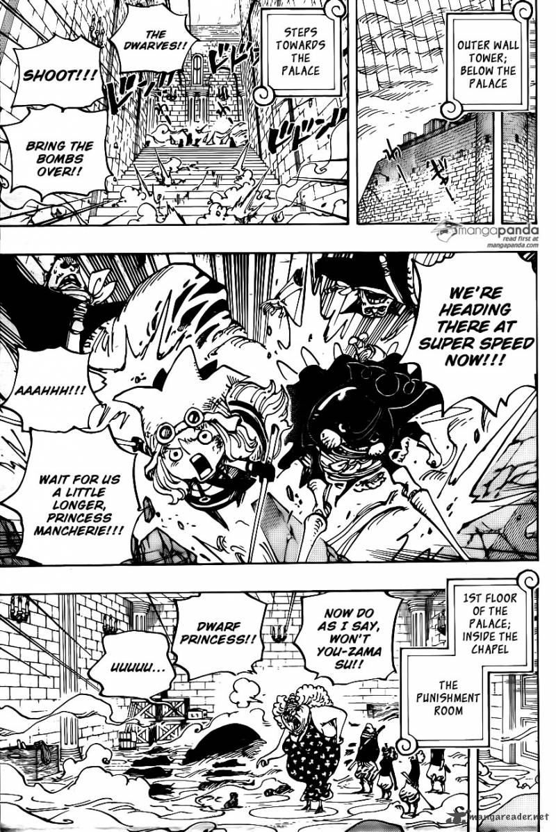 One Piece Manga Chapter 774 page 4 - Leo, Chief of the Tontatta Tribe Warriors