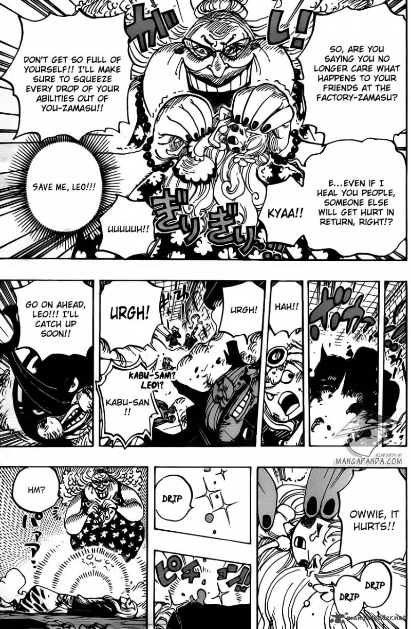 One Piece Manga Chapter 774 page 8 - Leo, Chief of the Tontatta Tribe Warriors