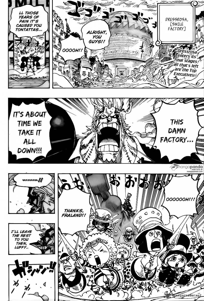 One Piece Manga Chapter 776 page 2 - Hero of the Colosseum