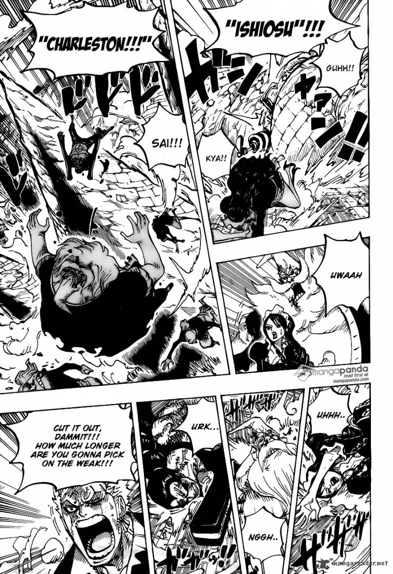 One Piece Manga Chapter 777 page 13 - Zoro vs. Pica