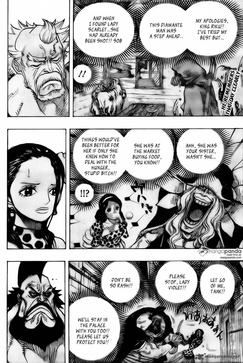 One Piece Manga Chapter 777 page 2 - Zoro vs. Pica