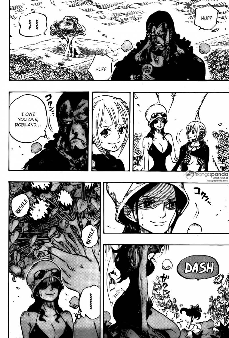 One Piece Manga Chapter 777 page 4 - Zoro vs. Pica