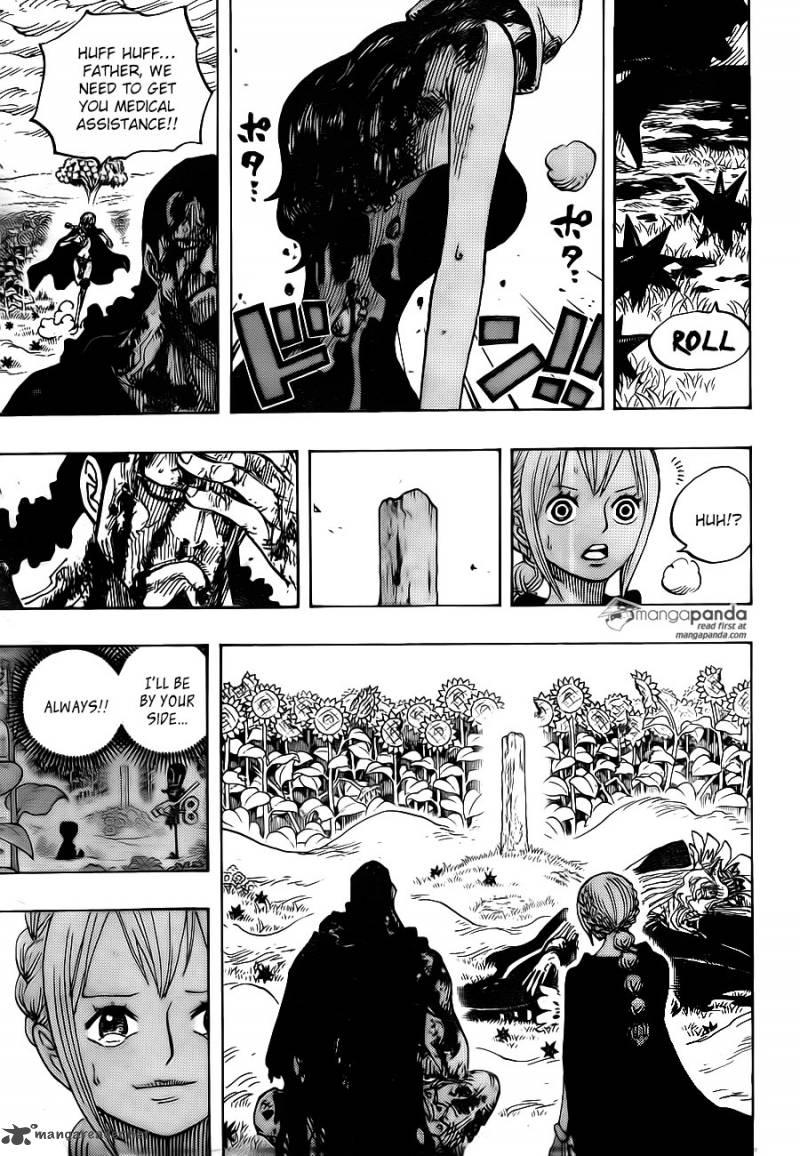 One Piece Manga Chapter 777 page 5 - Zoro vs. Pica