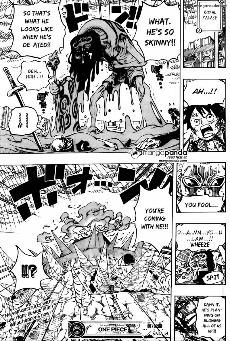 One Piece Manga Chapter 782 page 17 - The Charisma of Evil