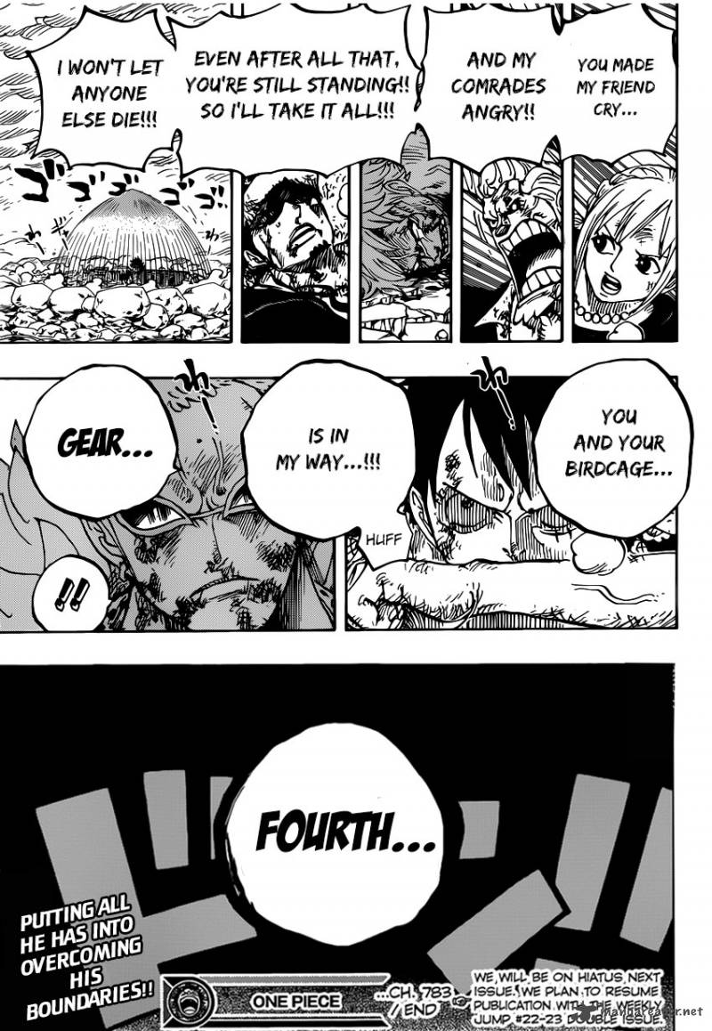 One Piece Manga Chapter 783 page 18 - In My Way