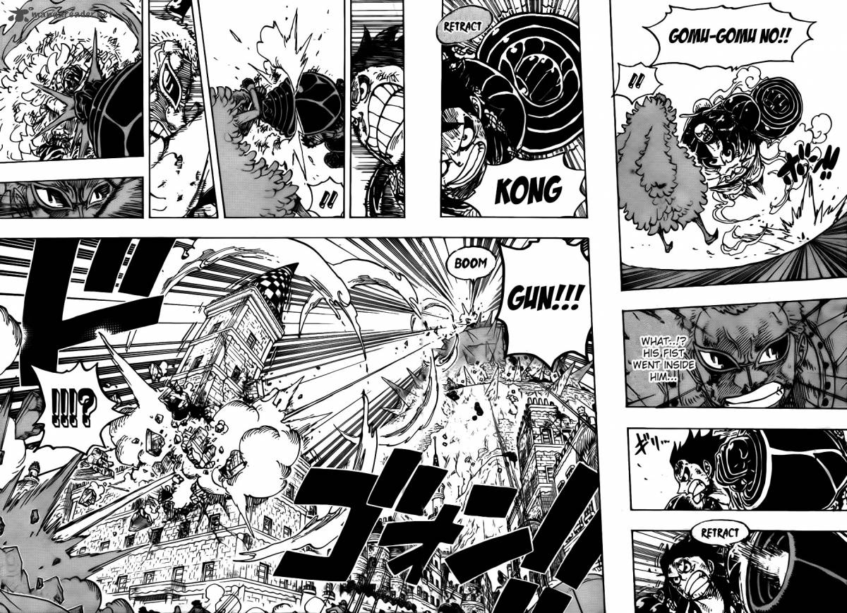 One Piece Manga Chapter 784 page 8 - Gear 4