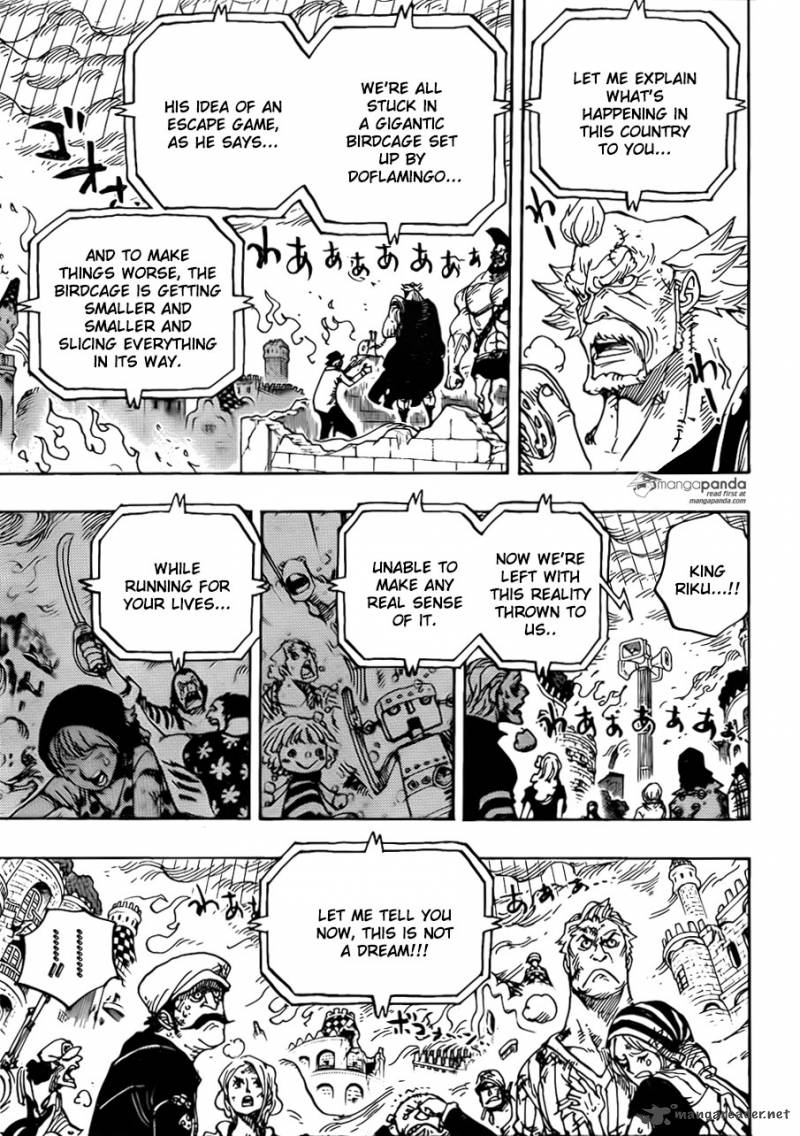 One Piece Manga Chapter 785 page 11 - Even If Your Legs Break