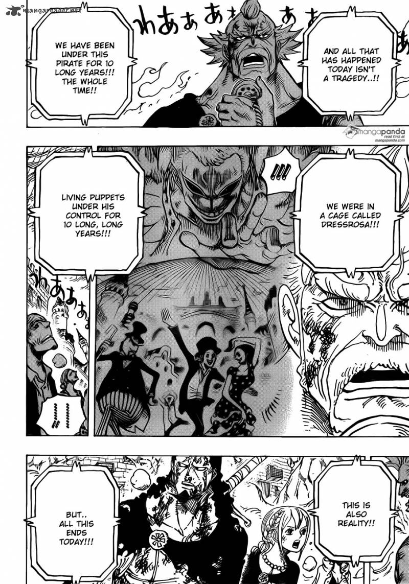 One Piece Manga Chapter 785 page 12 - Even If Your Legs Break